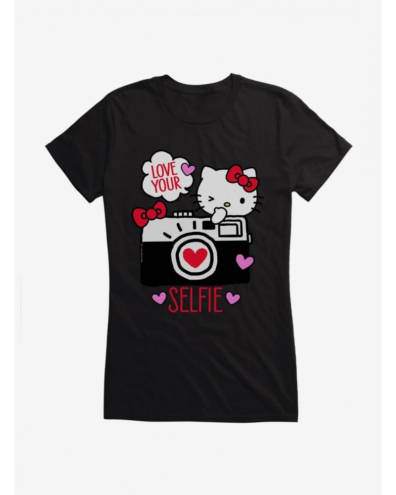 Hello Kitty Selfie Love Girls T-Shirt $6.97 T-Shirts