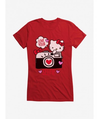 Hello Kitty Selfie Love Girls T-Shirt $6.97 T-Shirts