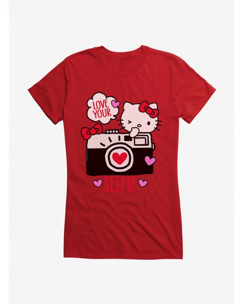 Hello Kitty Selfie Love Girls T-Shirt $6.97 T-Shirts