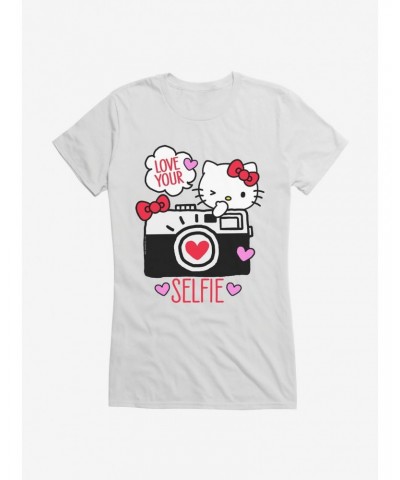 Hello Kitty Selfie Love Girls T-Shirt $6.97 T-Shirts