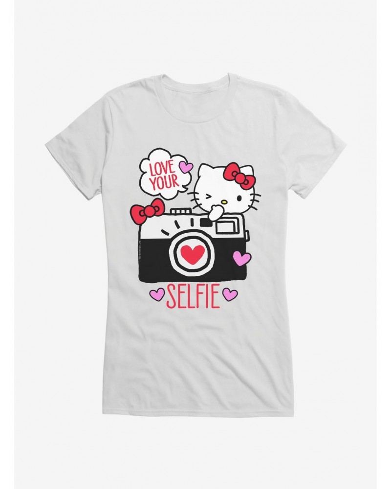 Hello Kitty Selfie Love Girls T-Shirt $6.97 T-Shirts