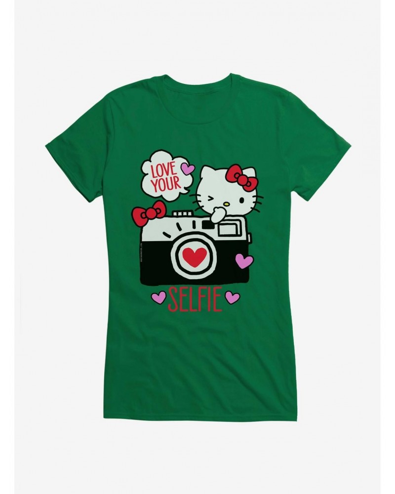 Hello Kitty Selfie Love Girls T-Shirt $6.97 T-Shirts