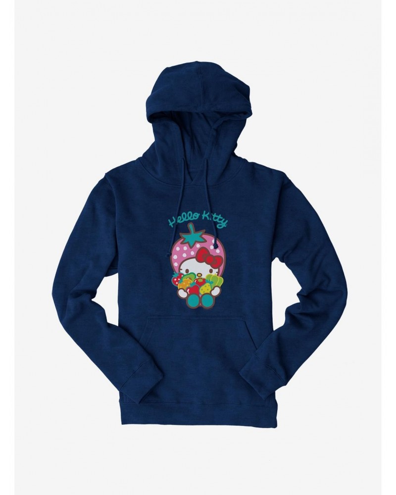 Hello Kitty Five A Day Seven Healthy Options Hoodie $14.73 Hoodies