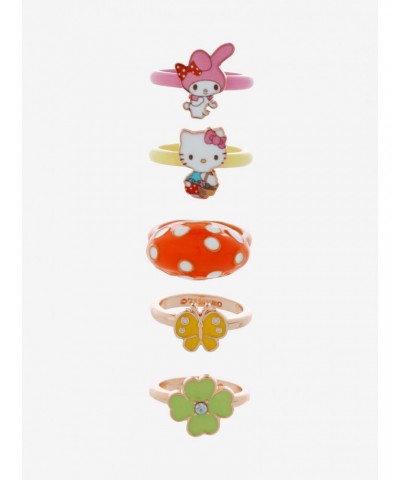 Hello Kitty And Friends Mushroom Garden Ring Set $5.55 Ring Set