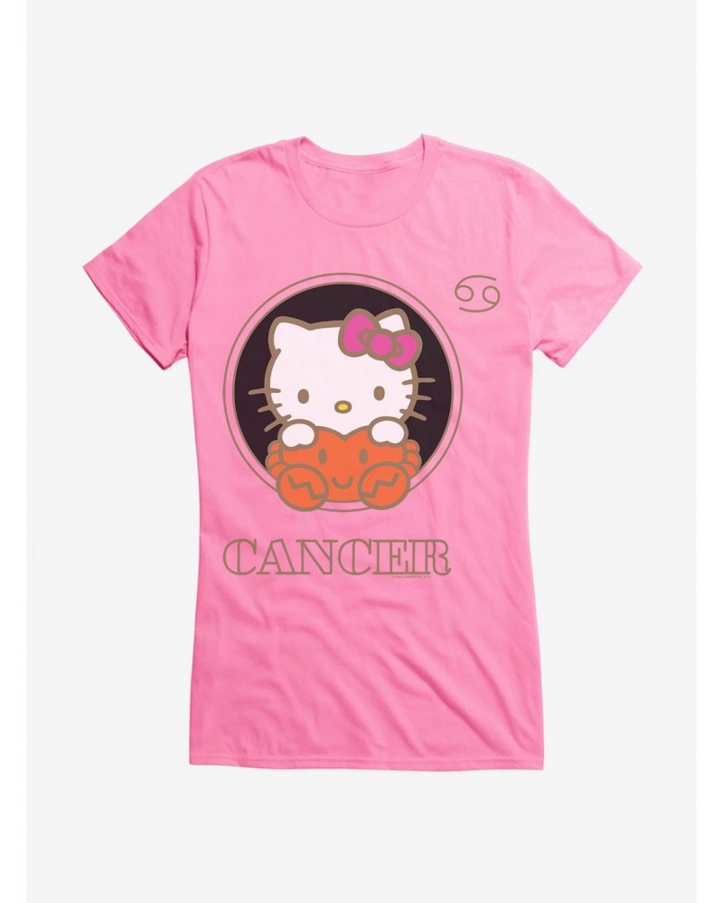 Hello Kitty Star Sign Cancer Stencil Girls T-Shirt $8.17 T-Shirts