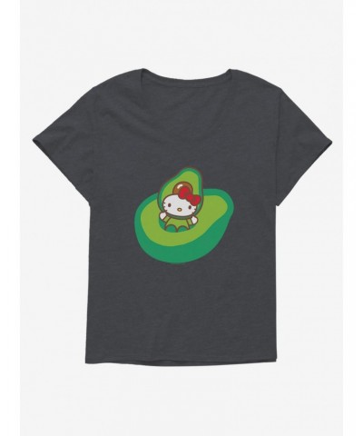 Hello Kitty Five A Day Playing In Avacado Girls T-Shirt Plus Size $7.63 T-Shirts