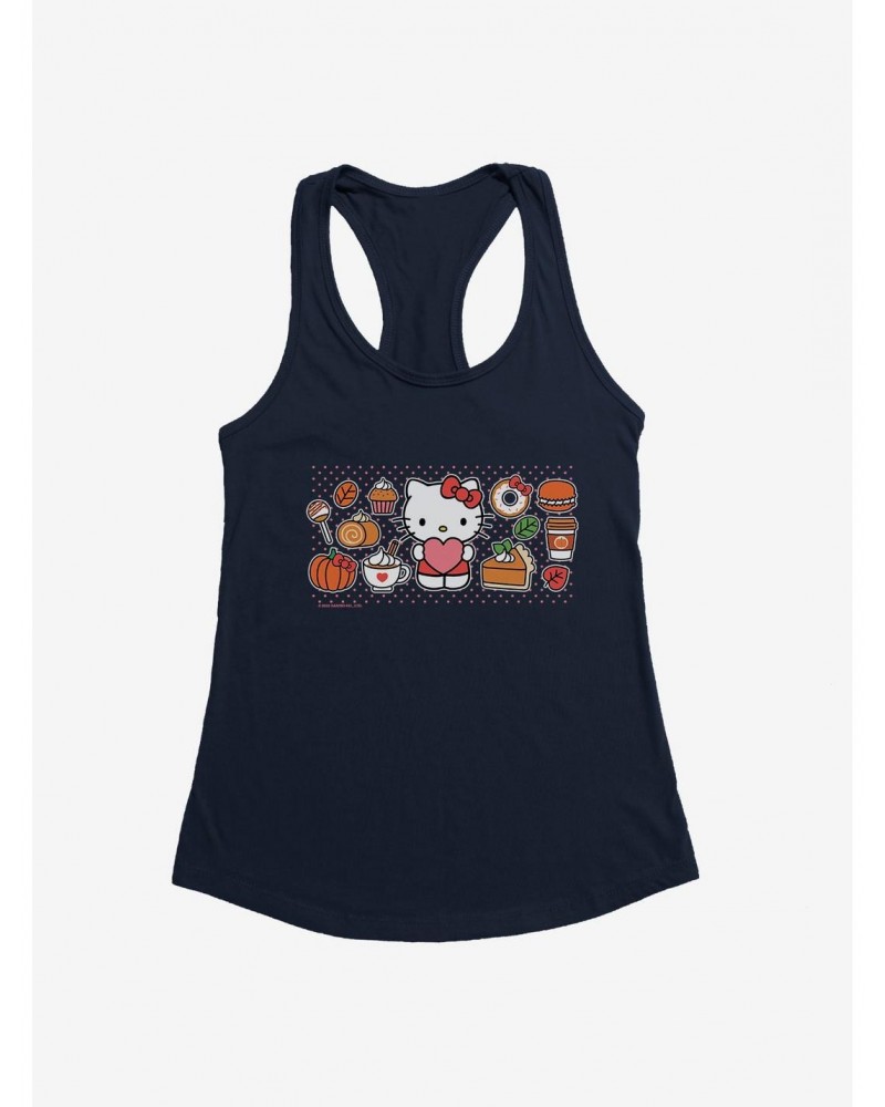 Hello Kitty Pumpkin Spice Food & Decor Girls Tank $6.57 Tanks