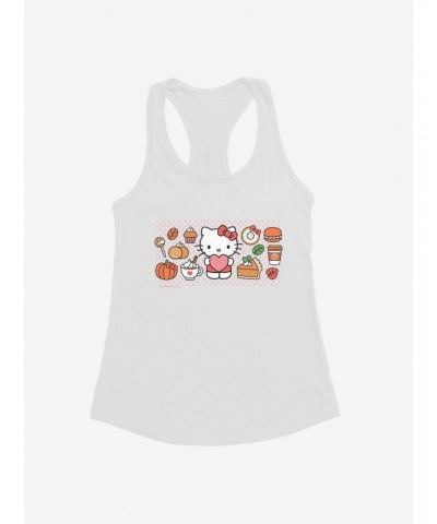 Hello Kitty Pumpkin Spice Food & Decor Girls Tank $6.57 Tanks