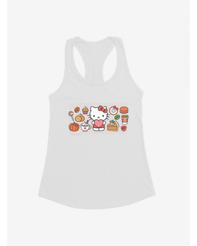 Hello Kitty Pumpkin Spice Food & Decor Girls Tank $6.57 Tanks