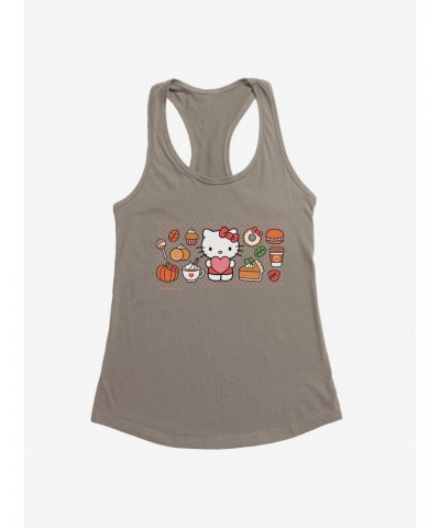 Hello Kitty Pumpkin Spice Food & Decor Girls Tank $6.57 Tanks