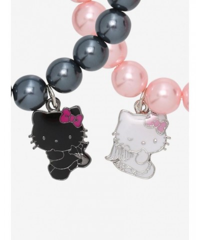 Hello Kitty Angel & Devil Beaded Best Friend Bracelet Set $4.03 Bracelet Set