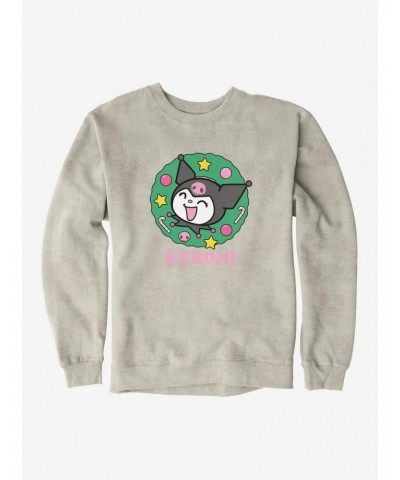 Kuromi Christmas Wreath Sweatshirt $13.58 Sweatshirts
