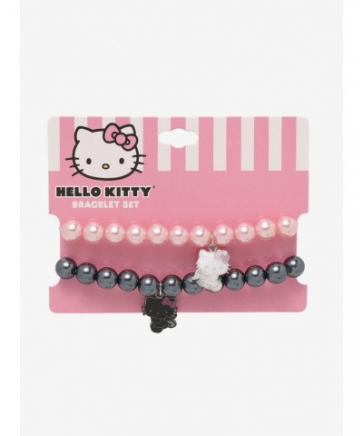 Hello Kitty Angel & Devil Beaded Best Friend Bracelet Set $4.03 Bracelet Set