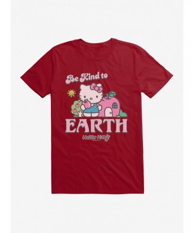 Hello Kitty Be Kind To The Earth T-Shirt $8.03 T-Shirts