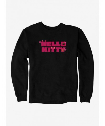 Hello Kitty Sweet Kaiju Stencil Sweatshirt $12.99 Sweatshirts