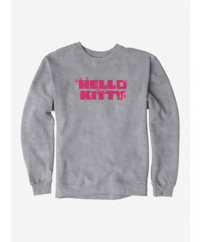 Hello Kitty Sweet Kaiju Stencil Sweatshirt $12.99 Sweatshirts