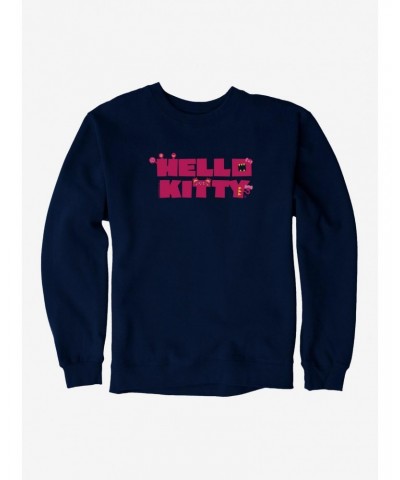 Hello Kitty Sweet Kaiju Stencil Sweatshirt $12.99 Sweatshirts