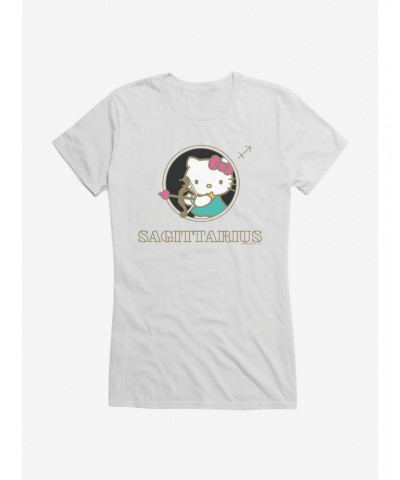 Hello Kitty Star Sign Sagittarius Stencil Girls T-Shirt $9.96 T-Shirts