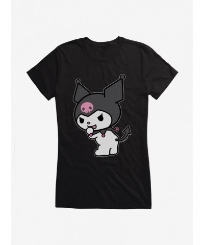 Kuromi Turning Giggle Girls T-Shirt $6.37 T-Shirts