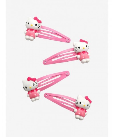 Hello Kitty Classic Pink Hair Clip Set $3.27 Clip Set