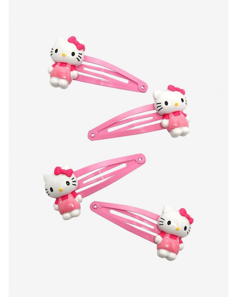 Hello Kitty Classic Pink Hair Clip Set $3.27 Clip Set