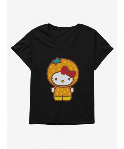 Hello Kitty Five A Day Orange Outfit Girls T-Shirt Plus Size $6.94 T-Shirts