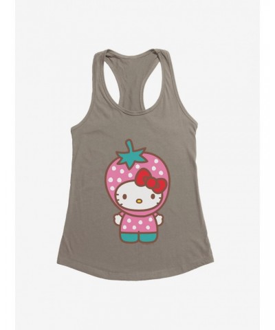 Hello Kitty Five A Day Strawberry Hat Girls Tank $8.17 Tanks