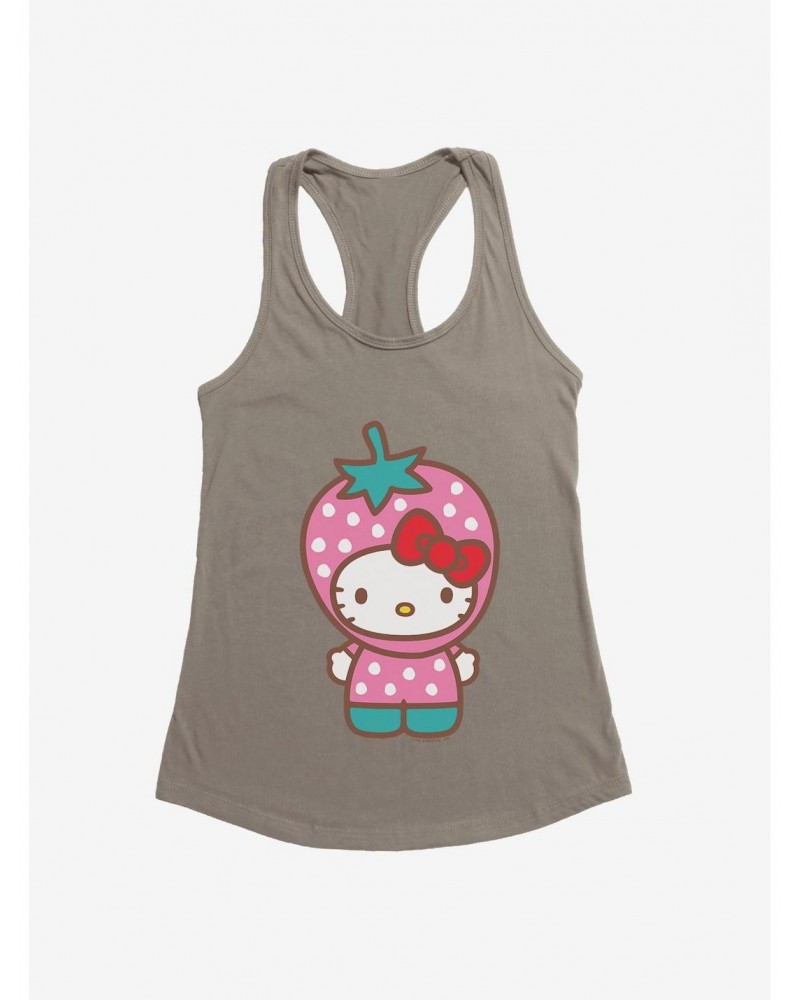 Hello Kitty Five A Day Strawberry Hat Girls Tank $8.17 Tanks