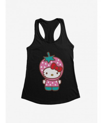 Hello Kitty Five A Day Strawberry Hat Girls Tank $8.17 Tanks