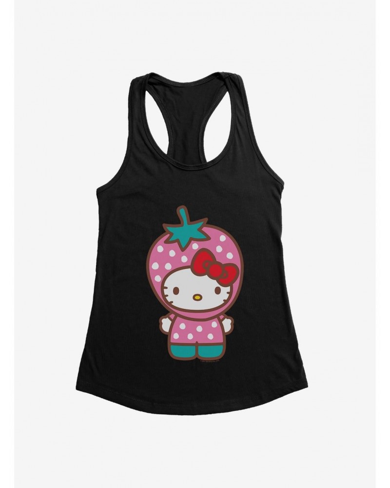 Hello Kitty Five A Day Strawberry Hat Girls Tank $8.17 Tanks