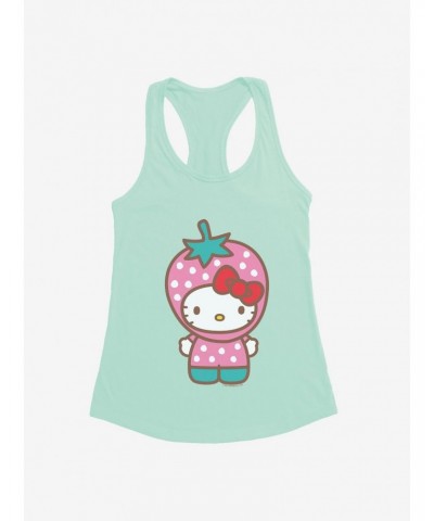 Hello Kitty Five A Day Strawberry Hat Girls Tank $8.17 Tanks