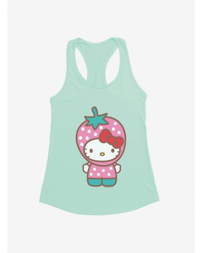 Hello Kitty Five A Day Strawberry Hat Girls Tank $8.17 Tanks