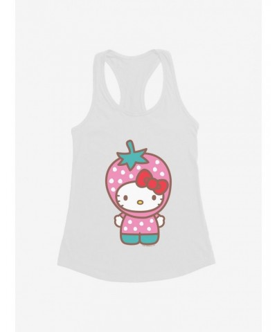 Hello Kitty Five A Day Strawberry Hat Girls Tank $8.17 Tanks