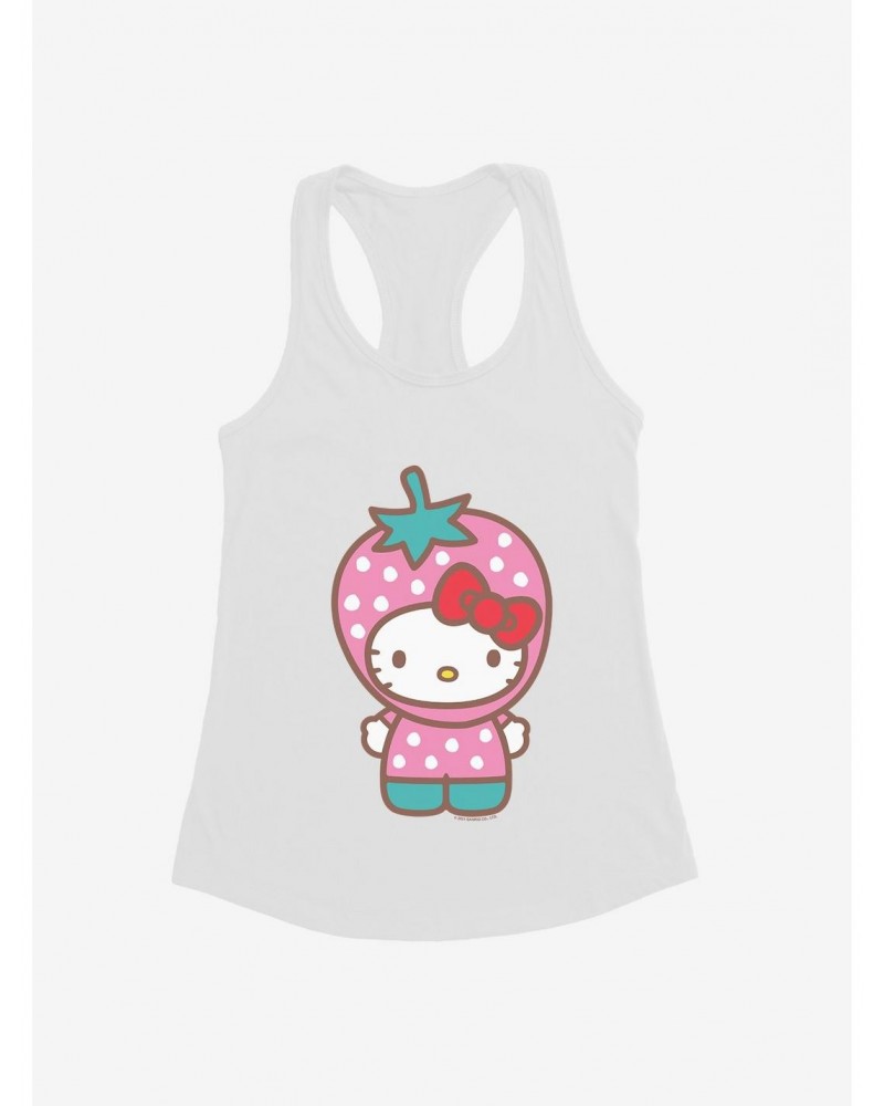 Hello Kitty Five A Day Strawberry Hat Girls Tank $8.17 Tanks