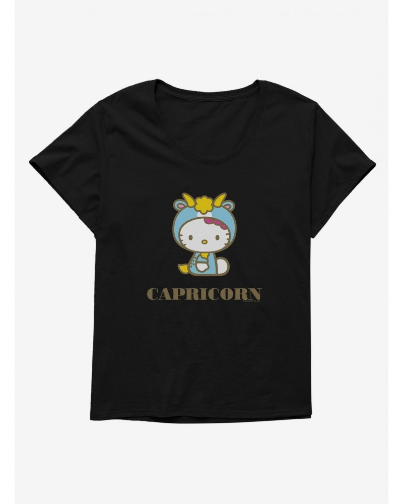 Hello Kitty Star Sign Capricorn Girls T-Shirt Plus Size $11.56 T-Shirts
