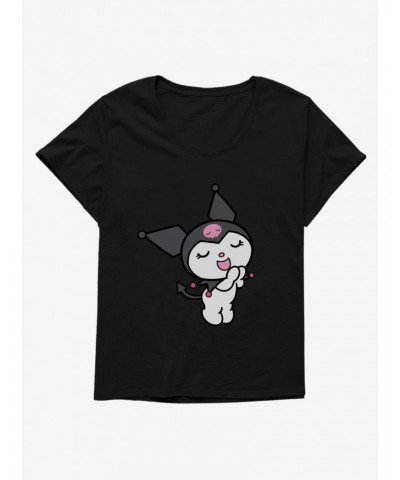 Kuromi Shy Girls T-Shirt Plus Size $10.87 T-Shirts