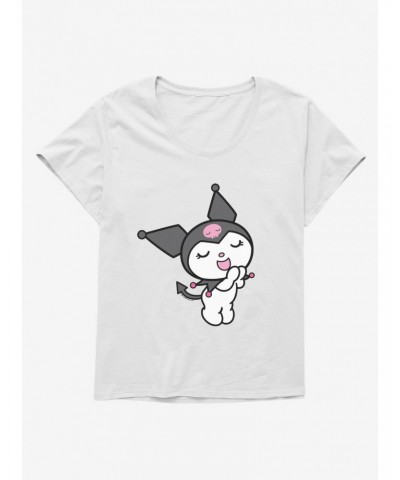 Kuromi Shy Girls T-Shirt Plus Size $10.87 T-Shirts