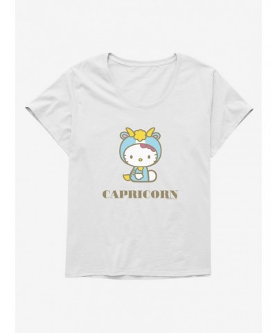 Hello Kitty Star Sign Capricorn Girls T-Shirt Plus Size $11.56 T-Shirts