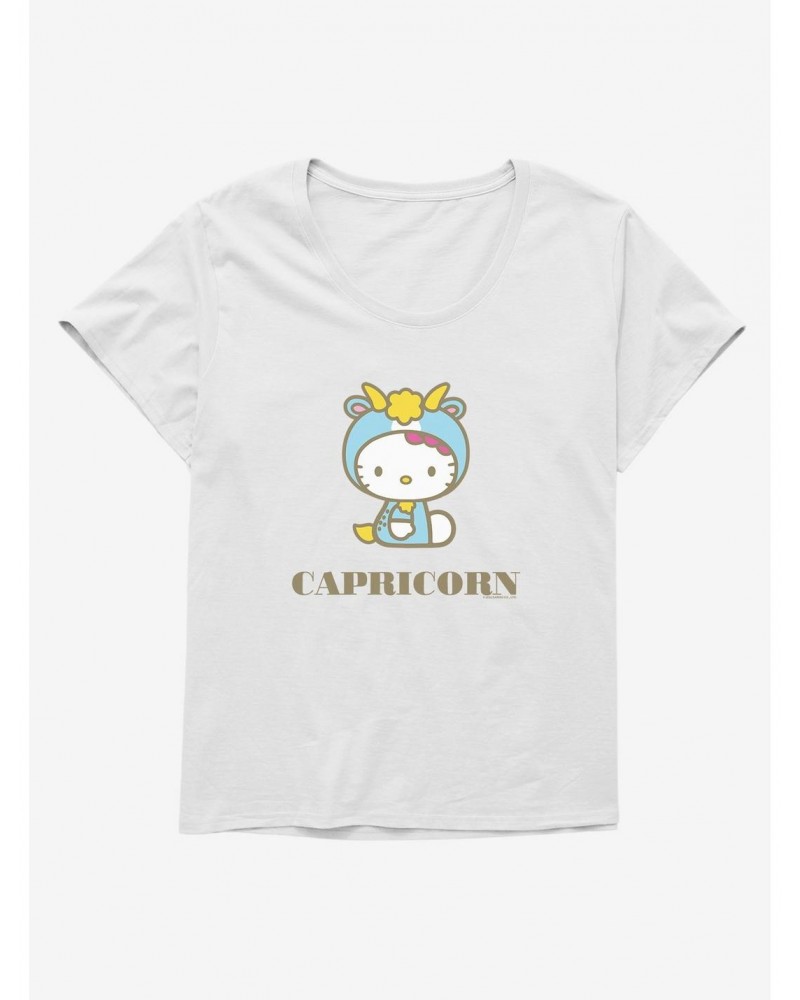 Hello Kitty Star Sign Capricorn Girls T-Shirt Plus Size $11.56 T-Shirts