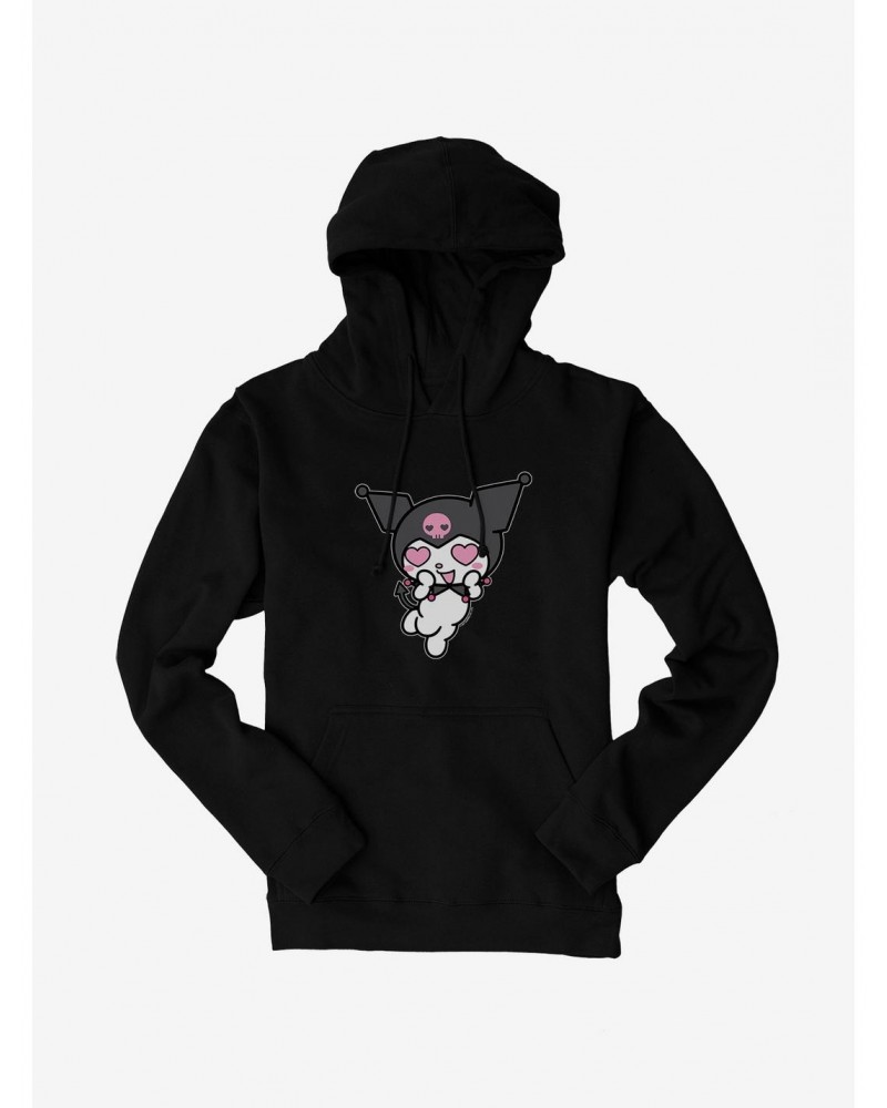 Kuromi Heart Eyes Hoodie $11.14 Hoodies