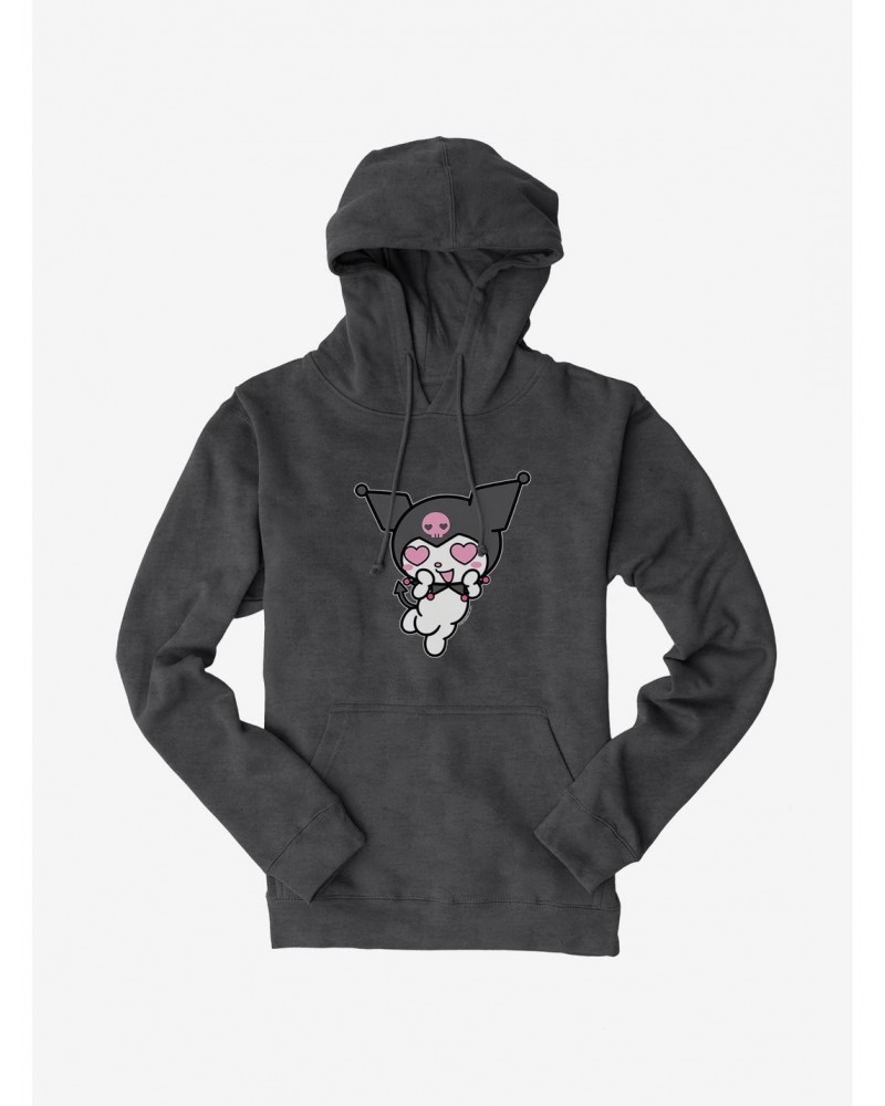 Kuromi Heart Eyes Hoodie $11.14 Hoodies