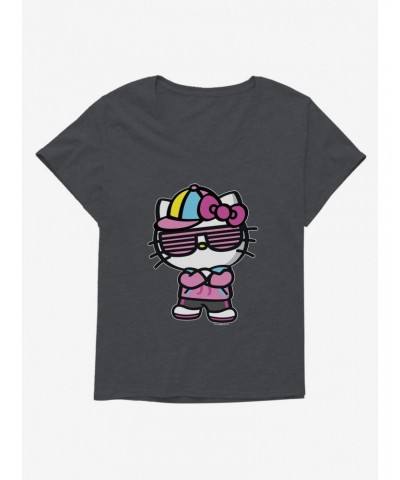 Hello Kitty Cool Kitty Girls T-Shirt Plus Size $9.48 T-Shirts