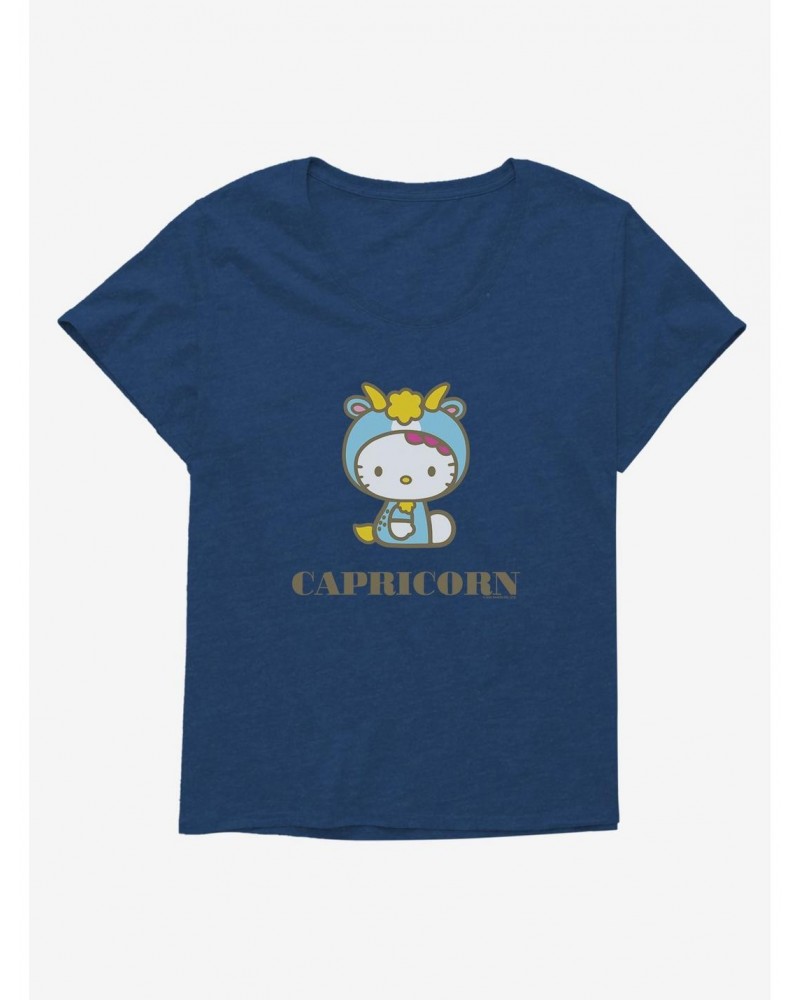 Hello Kitty Star Sign Capricorn Girls T-Shirt Plus Size $11.56 T-Shirts