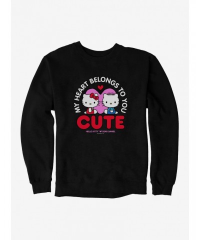 Hello Kitty Valentine's Day Heart Belongs To You Sweatshirt $14.46 Sweatshirts