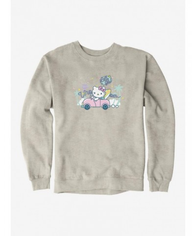 Hello Kitty Kawaii Vacation Retro Let's Go Sweatshirt $12.40 Sweatshirts