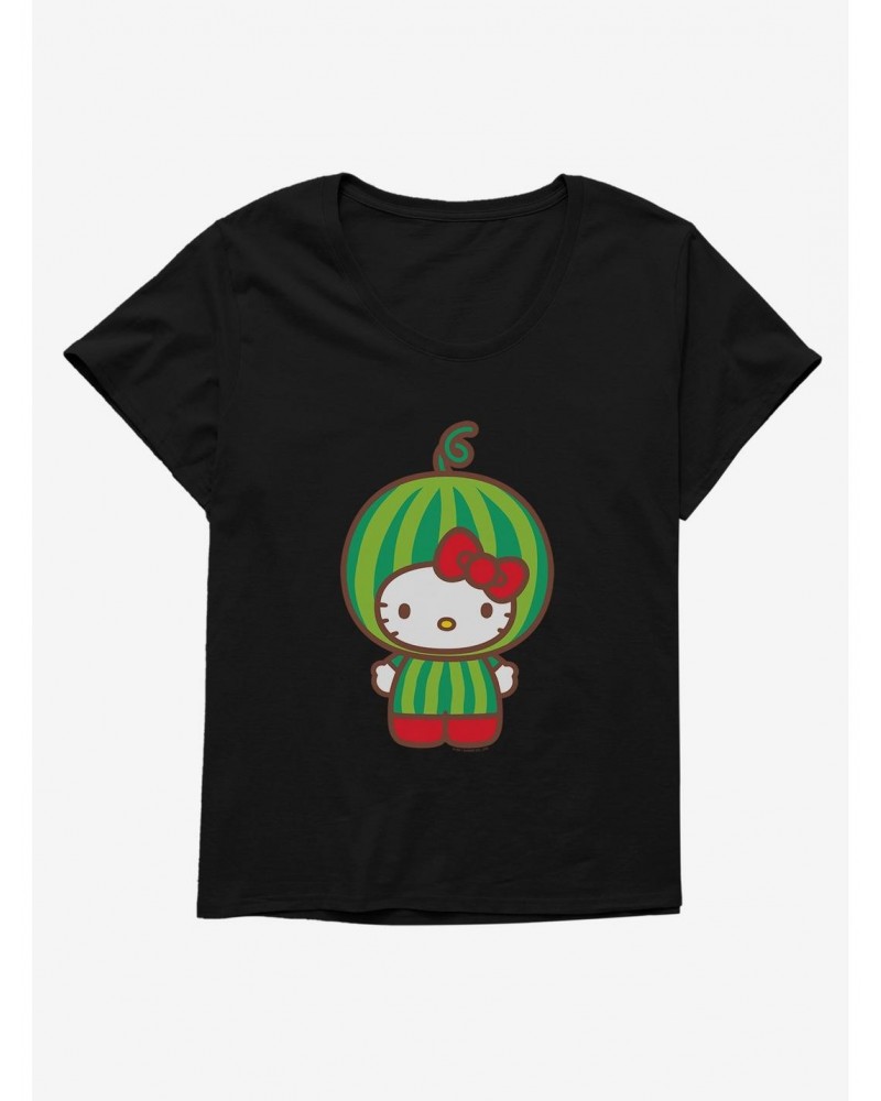 Hello Kitty Five A Day Watermelon Head Girls T-Shirt Plus Size $8.32 T-Shirts