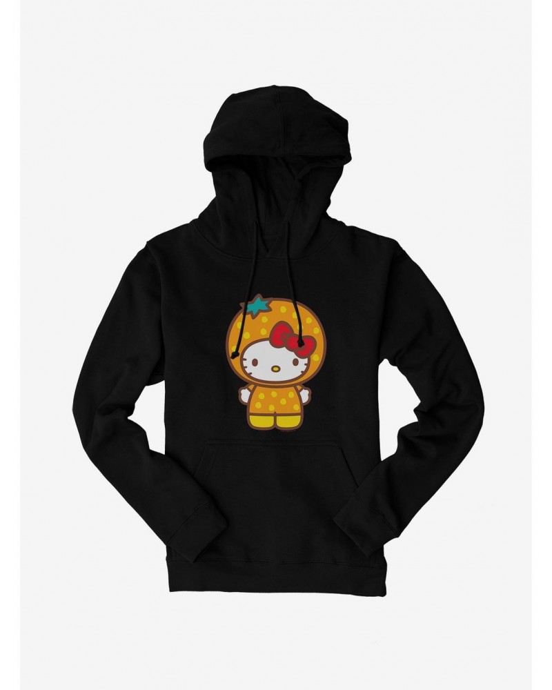 Hello Kitty Five A Day Orange Outfit Hoodie $17.60 Hoodies