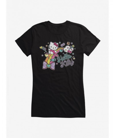 Hello Kitty Sugar Rush Candy Rainbow Girls T-Shirt $8.37 T-Shirts