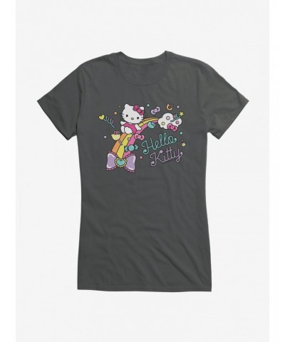 Hello Kitty Sugar Rush Candy Rainbow Girls T-Shirt $8.37 T-Shirts