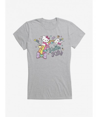 Hello Kitty Sugar Rush Candy Rainbow Girls T-Shirt $8.37 T-Shirts